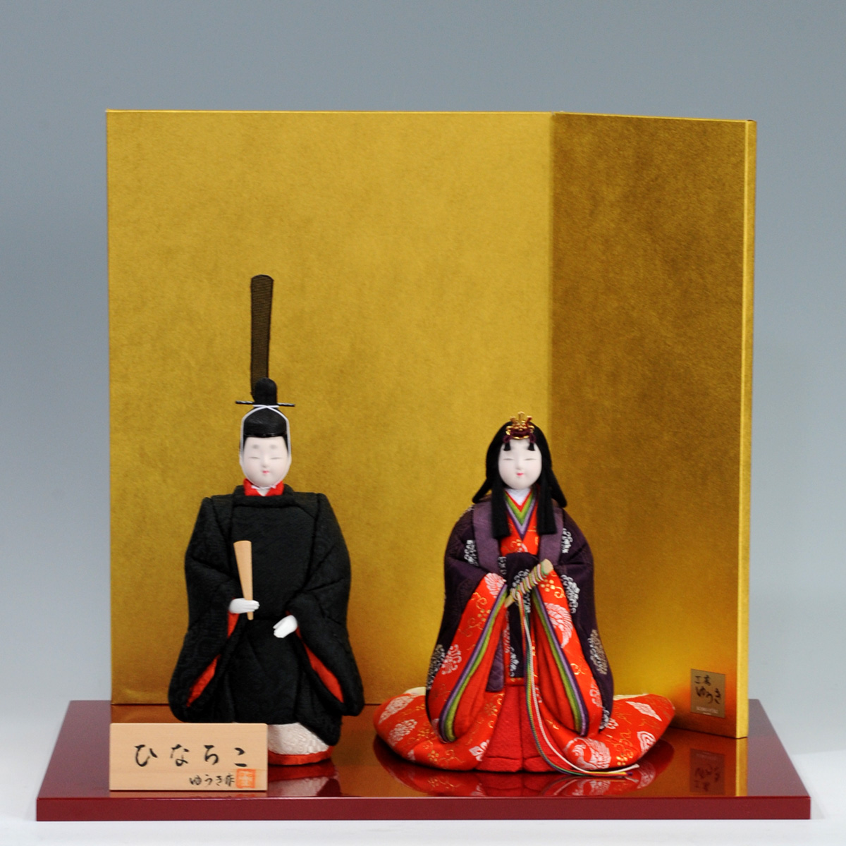 江戸木目込人形 工房ゆうき：商品紹介（立雛）